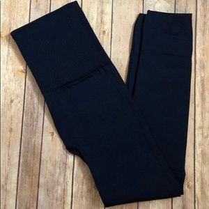 Navy Blue Fleece Lined Plus Size Leggings